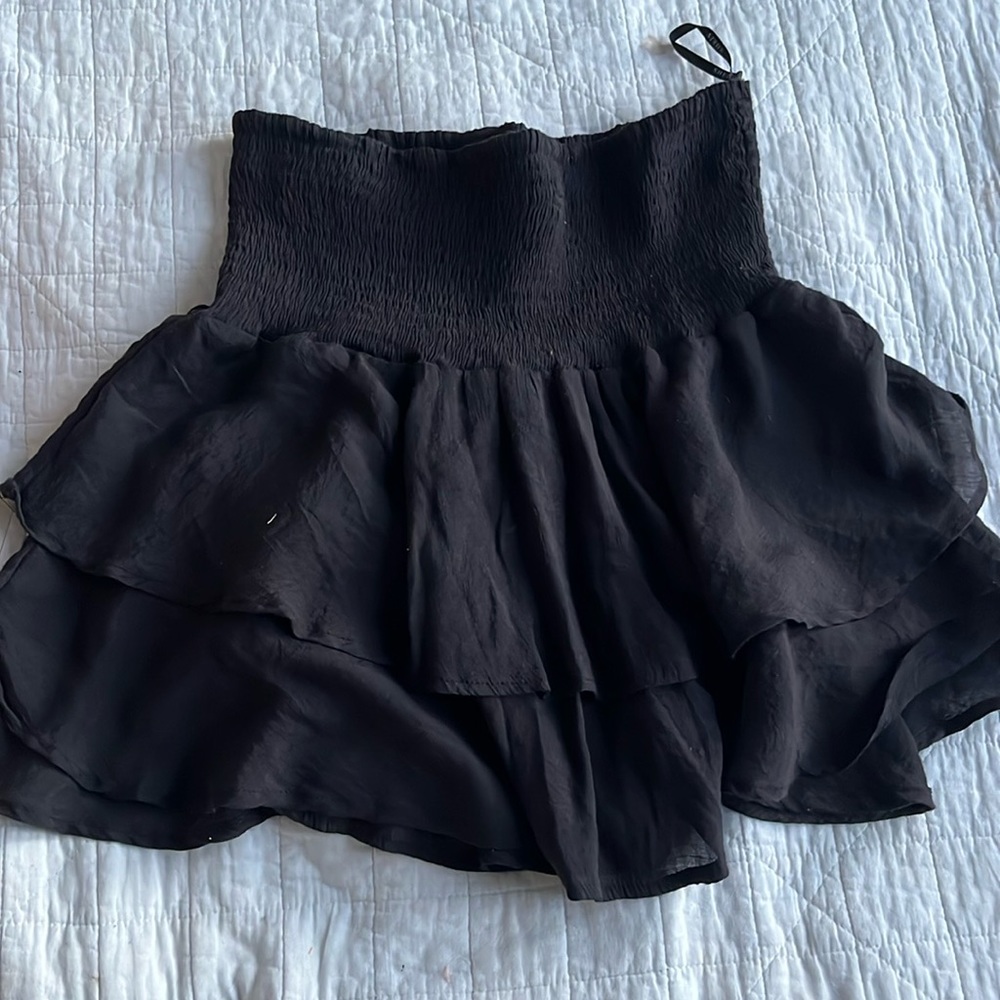 SHEIN black mini skirt